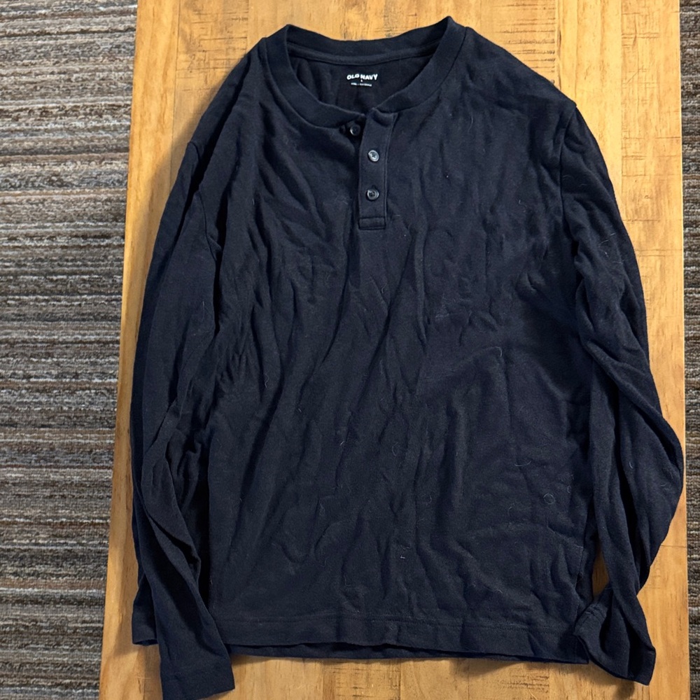Old Navy Men's Long Sleeve Henley
